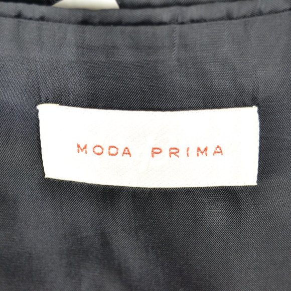 Moda Prima 40R Sport Coat Blazer Suit Jacket Gray - Picture 7 of 8